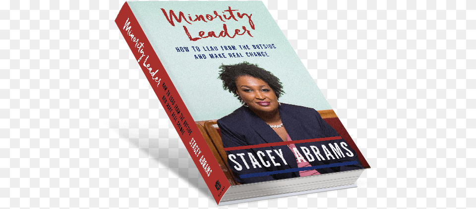 How To Lead From The Outside And Make Real Change By Stacey Abrams Book, Adult, Female, Person, Publication Png Image