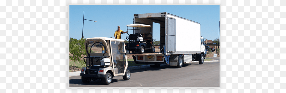 How To Load The Cart Golf Cart, Moving Van, Transportation, Van, Vehicle Free Transparent Png
