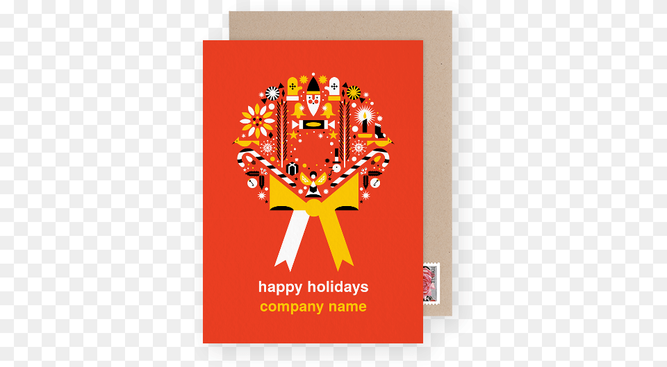 How To Mail Holiday Cards For Real Estate Agents Wreath, Advertisement, Envelope, Greeting Card, Poster Free Png