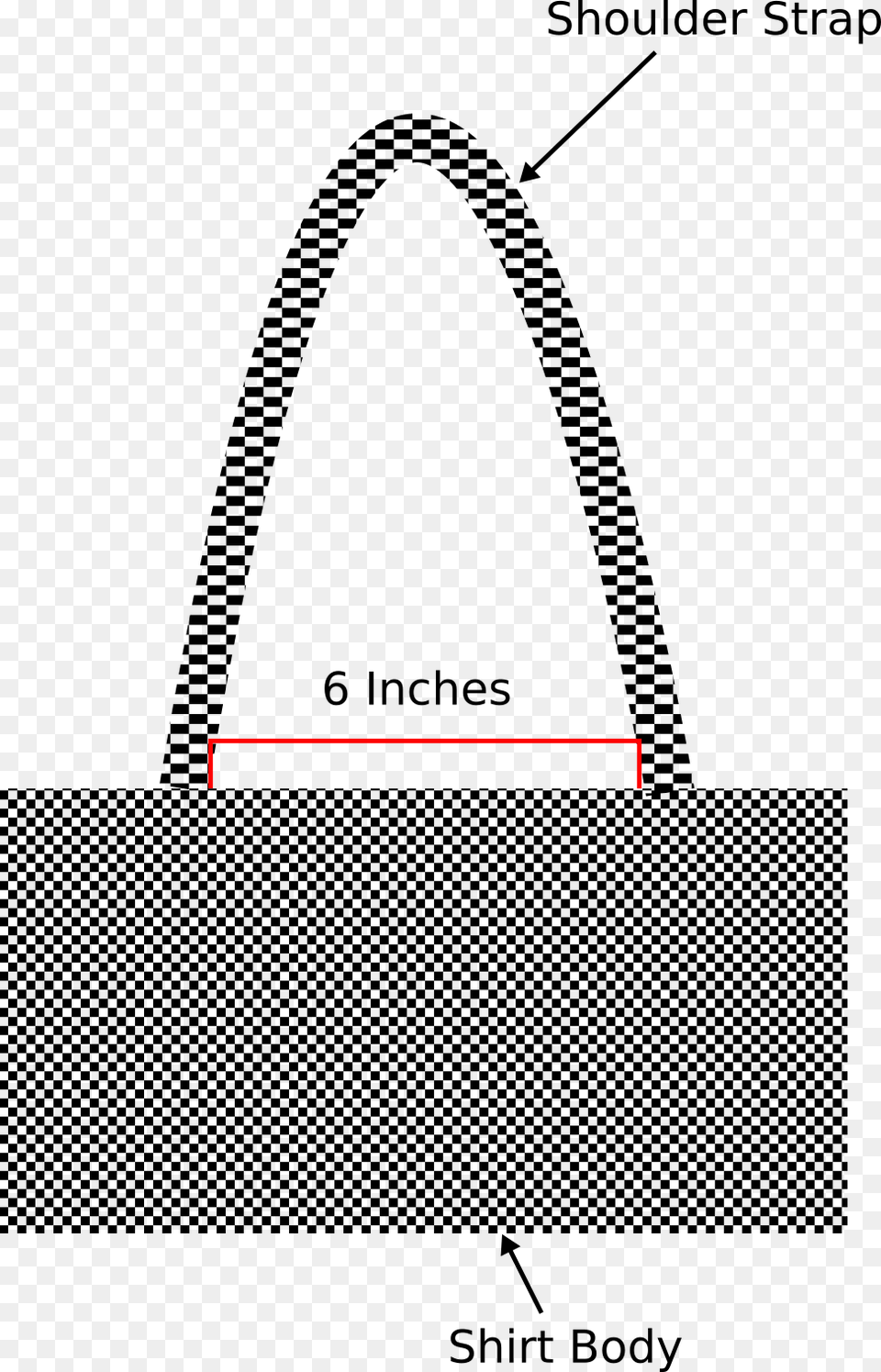 How To Make A Chainmail Shirt Making The Shoulder Straps Shoulder Strap, Accessories, Bag, Handbag, Purse Free Png Download