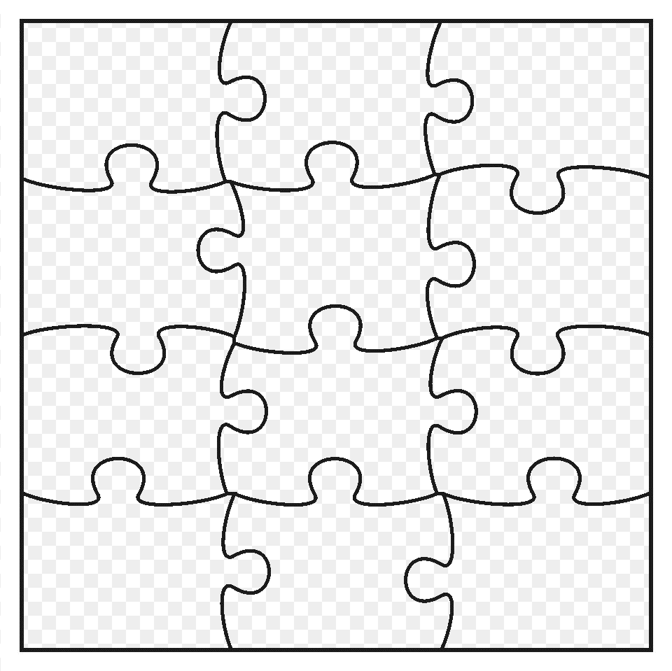 How To Make Jigsaw Pieces Jigsaw Puzzle Template Transparent, Game, Jigsaw Puzzle, Blackboard Free Png Download