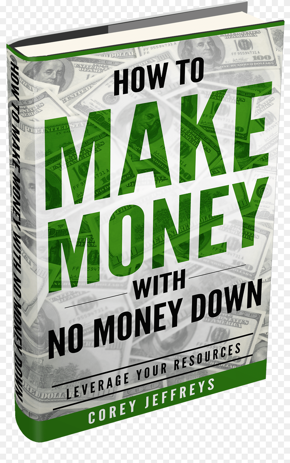 How To Make Money With No Down Book Cover, Advertisement, Poster, Person, Face Png