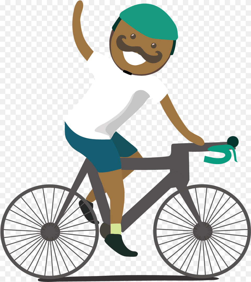 How To Making Your Building As Bike Friendly As Possible Bike Food Delivery, Wheel, Machine, Child, Person Free Png Download