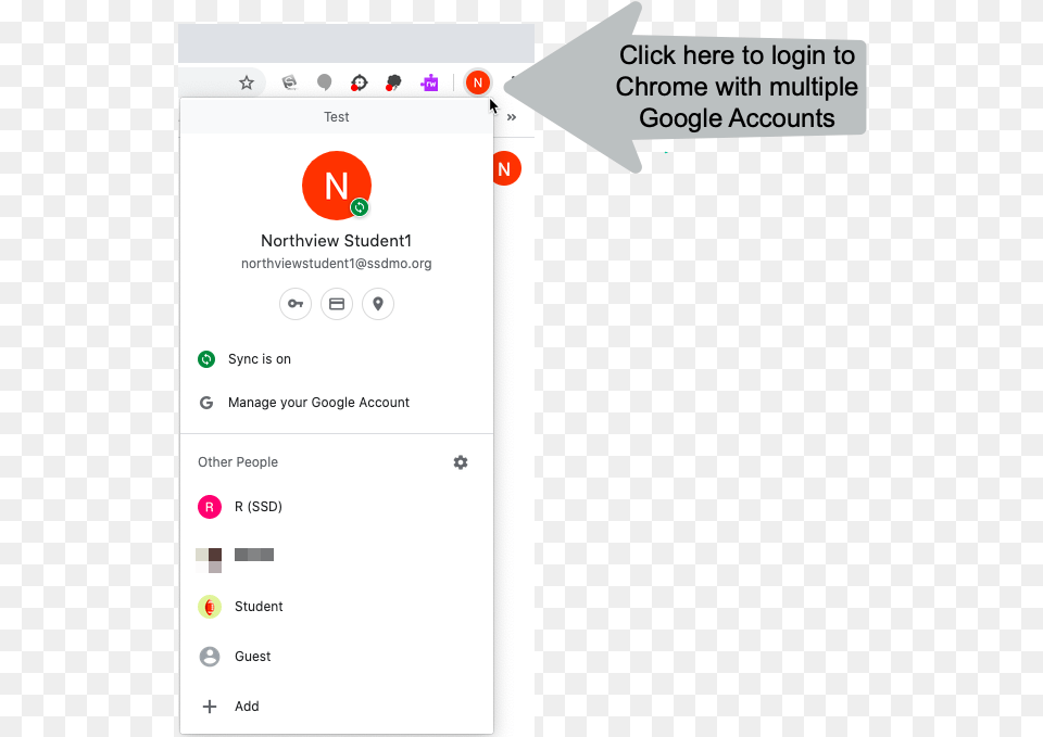 How To Manage Multiple Google Accounts In Chrome Knowledge Base Icon, Text, Page Free Transparent Png