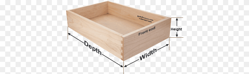How To Measure Depth Of A Drawer, Box, Furniture, Crate, Plywood Free Transparent Png