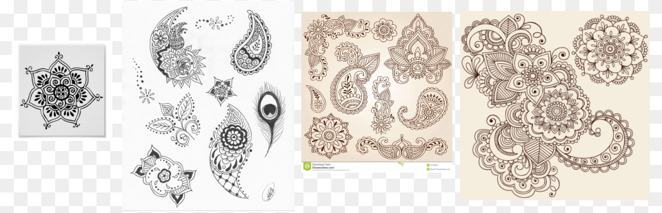 How To Mix The Henna Paste Decorative Drawing Shower Curtain, Pattern, Art, Paisley, Animal Png Image