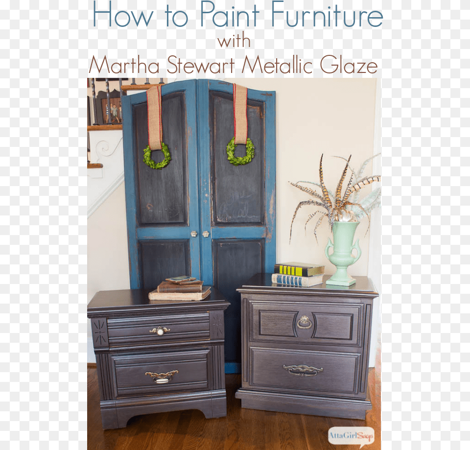 How To Paint Furniture With Martha Stewart Metallic Martha Stewart Furniture Paint, Cabinet, Drawer, Closet, Cupboard Png