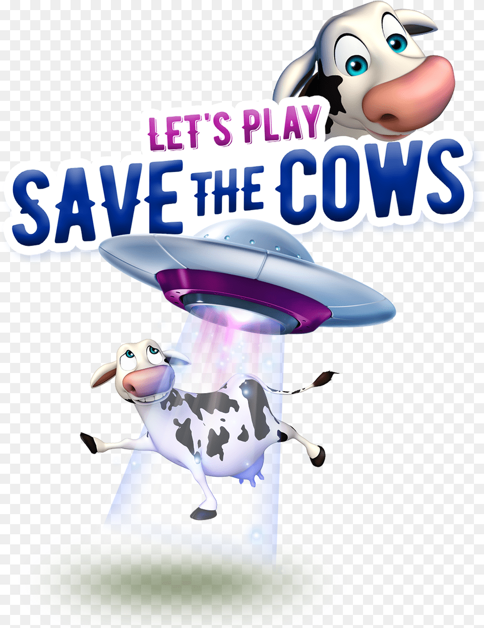 How To Play On Snapchat Save The Cows Puck, Animal, Cattle, Cow, Livestock Png Image