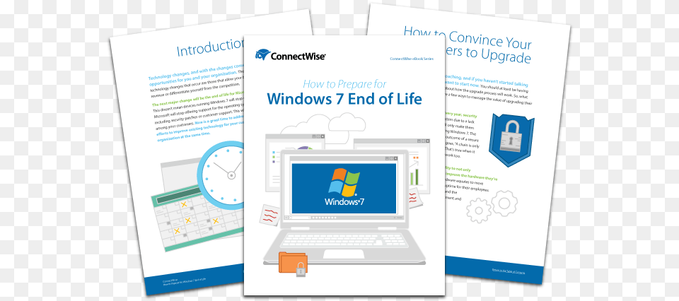 How To Prepare For Windows 7 End Of Life Computer Monitor, Advertisement, Poster, Electronics, Laptop Png Image