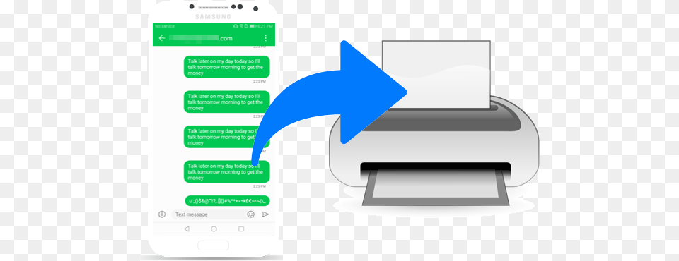 How To Print Out Text Messages From Android Phone Best 4 Ways Can I Print My Text Messages, Computer Hardware, Electronics, Hardware, Machine Png