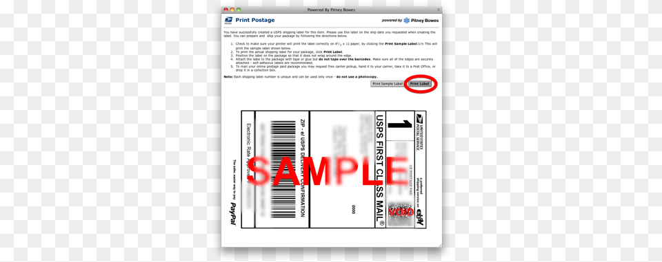 How To Print Shipping Labels From Paypal Paypal Print Shipping Label, Text, Scoreboard, Paper Png Image
