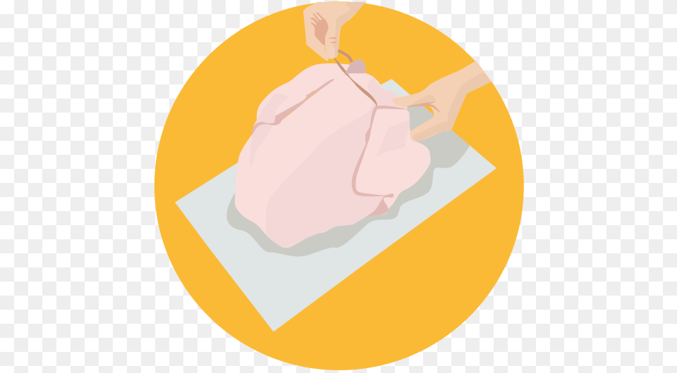 How To Properly Tuck In Turkey Legs And Wings, Person, Food, Meal, Massage Free Png Download