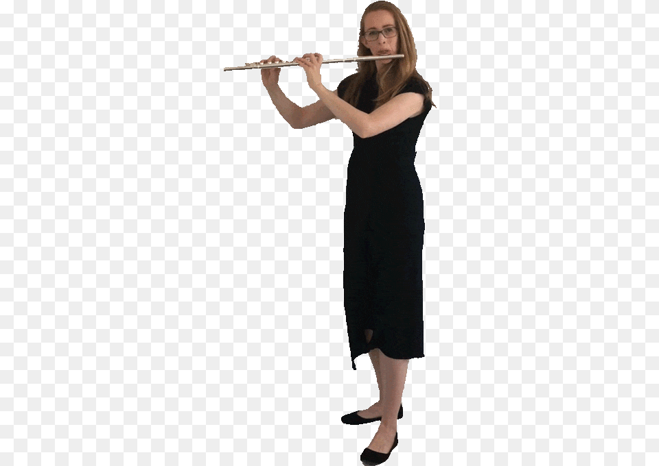 How To Quickly Improve Your Flute Playing Basic Dress, Musical Instrument, Adult, Female, Person Free Transparent Png