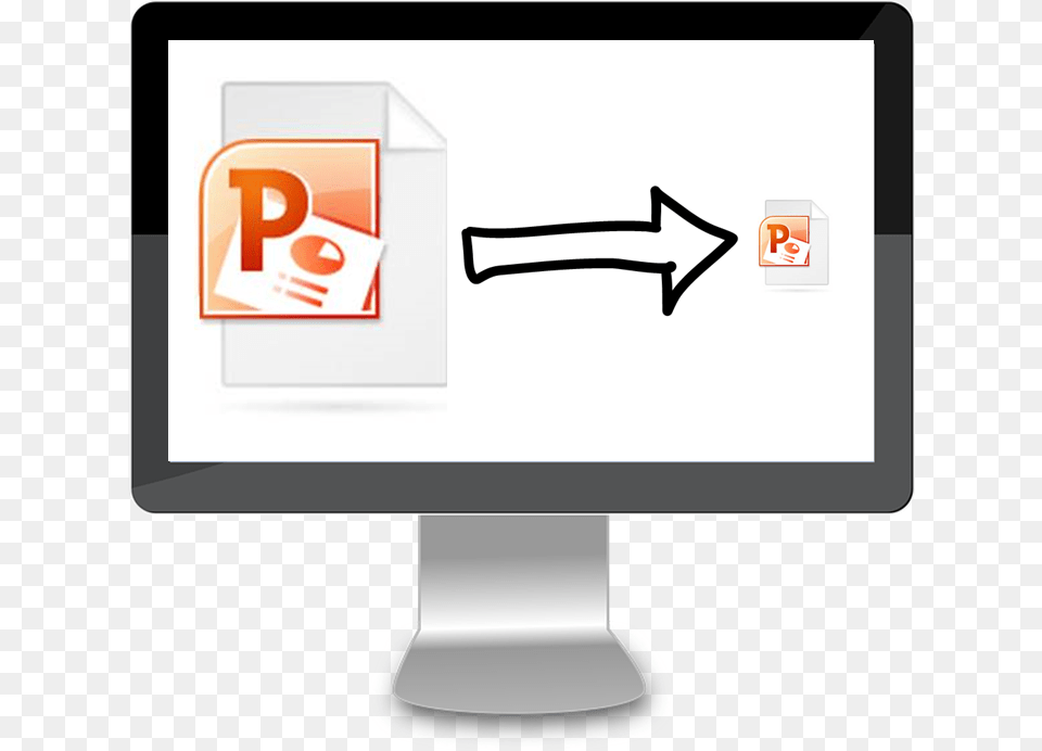 How To Reduce The Size Of Large Microsoft Powerpoint, Computer, Electronics, Screen, Computer Hardware Free Transparent Png