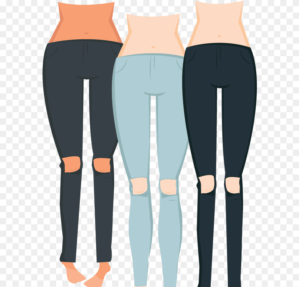 How To Rip Jeans In Your Knees Tights, Clothing, Pants, Chart, Plot Free Png Download