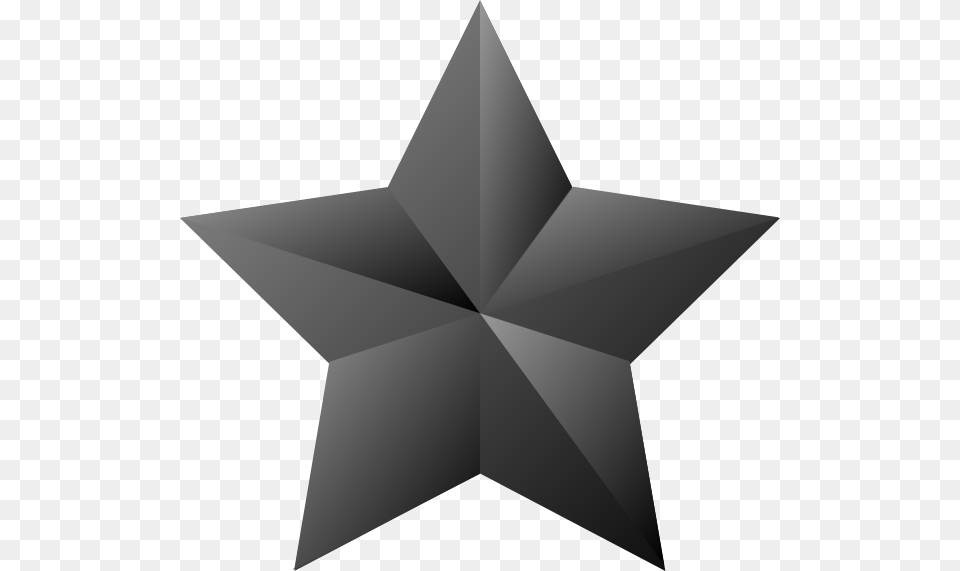 How To Set Use 3d Star Clipart Black 3d Star, Star Symbol, Symbol, Rocket, Weapon Free Png Download