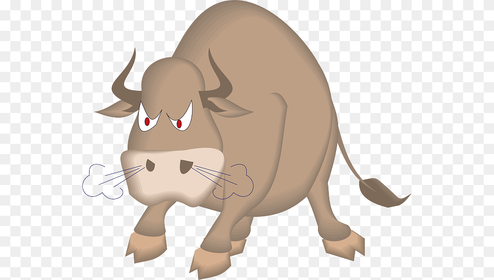 How To Set Use Angry Snorting Bull Svg Vector, Animal, Buffalo, Mammal, Wildlife Free Png Download