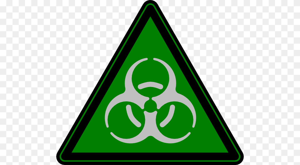 How To Set Use Another Green Biohazard Clipart, Triangle, Symbol, Recycling Symbol Free Png