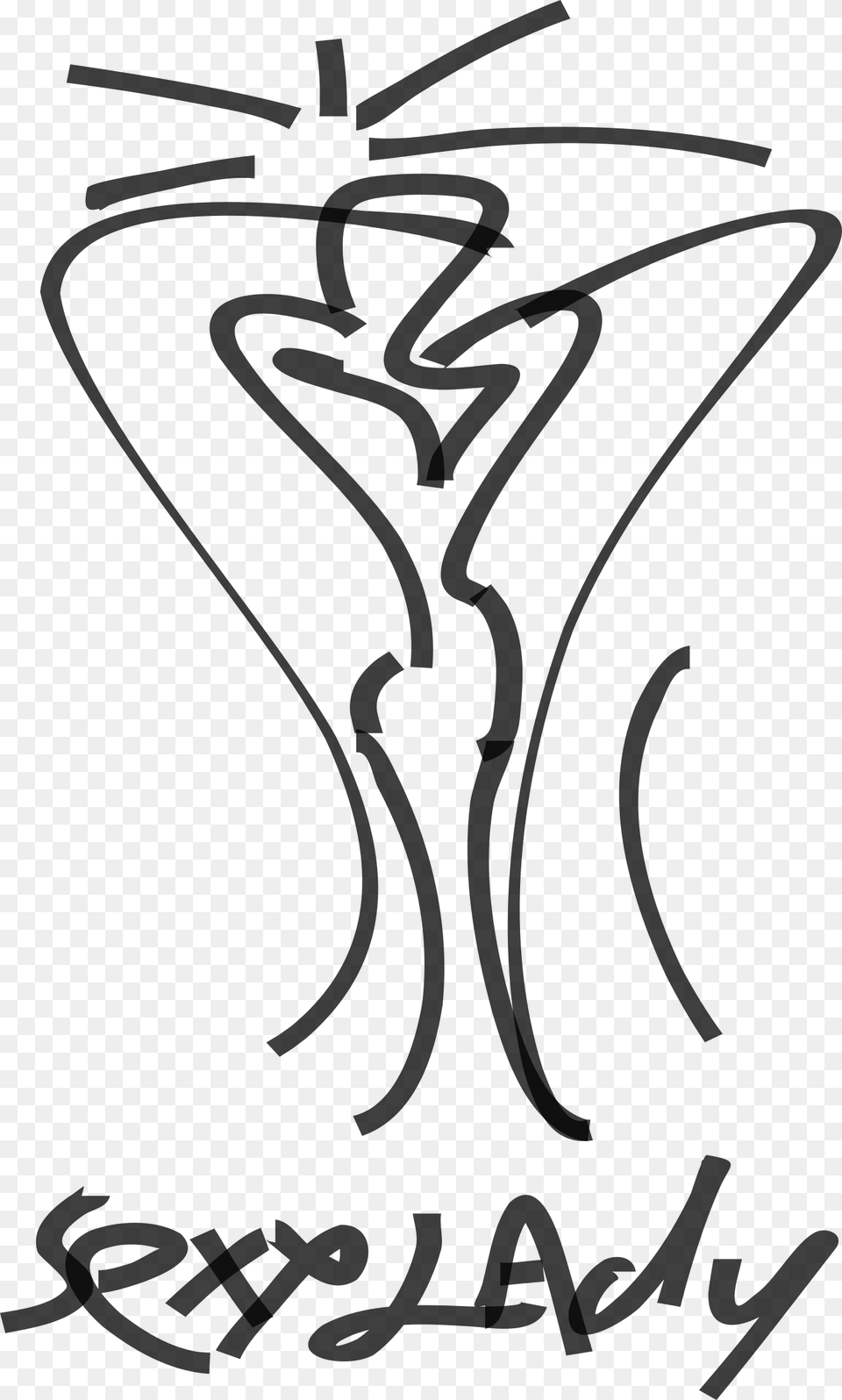 How To Set Use Artistic Lineart Sexy Lady Icon, Gray Png Image