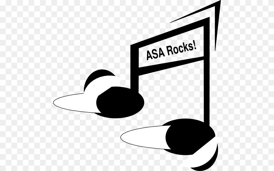 How To Set Use Asa Rocks Music Note Svg Vector Clip Art, Clothing, Hat, Stencil, Device Free Png Download