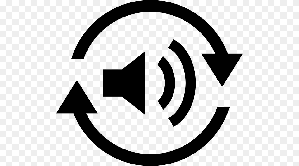 How To Set Use Audio Converter Icon Svg Vector, Symbol, Recycling Symbol Free Png Download