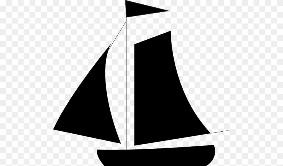 How To Set Use Black Sail Boat Svg Vector, Sailboat, Transportation, Vehicle, Stencil Free Png