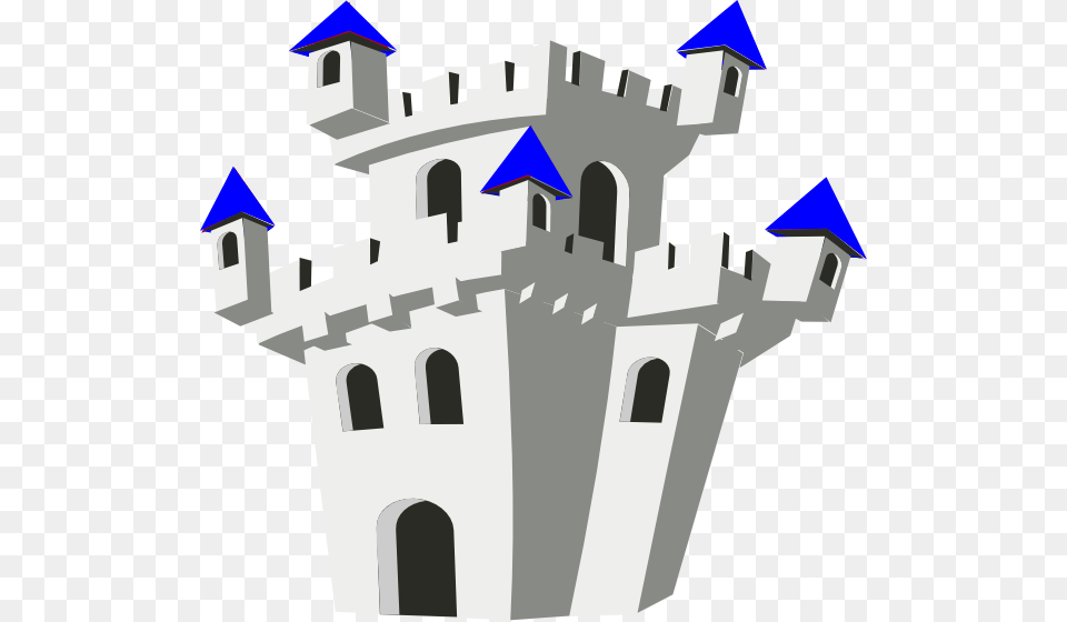 How To Set Use Blue Castle Svg Vector, Architecture, Building, Fortress, Cross Png