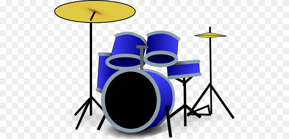 How To Set Use Blue Drum Set Clipart, Musical Instrument, Percussion, Bulldozer, Machine Png Image