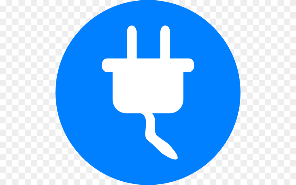How To Set Use Blue Electricity Symbol Clipart, Adapter, Electronics, Plug Free Png