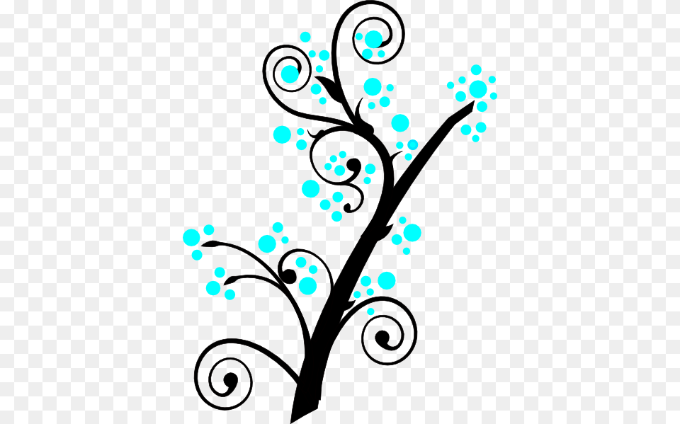 How To Set Use Blue Tree Branch Svg Vector, Art, Floral Design, Graphics, Pattern Png Image