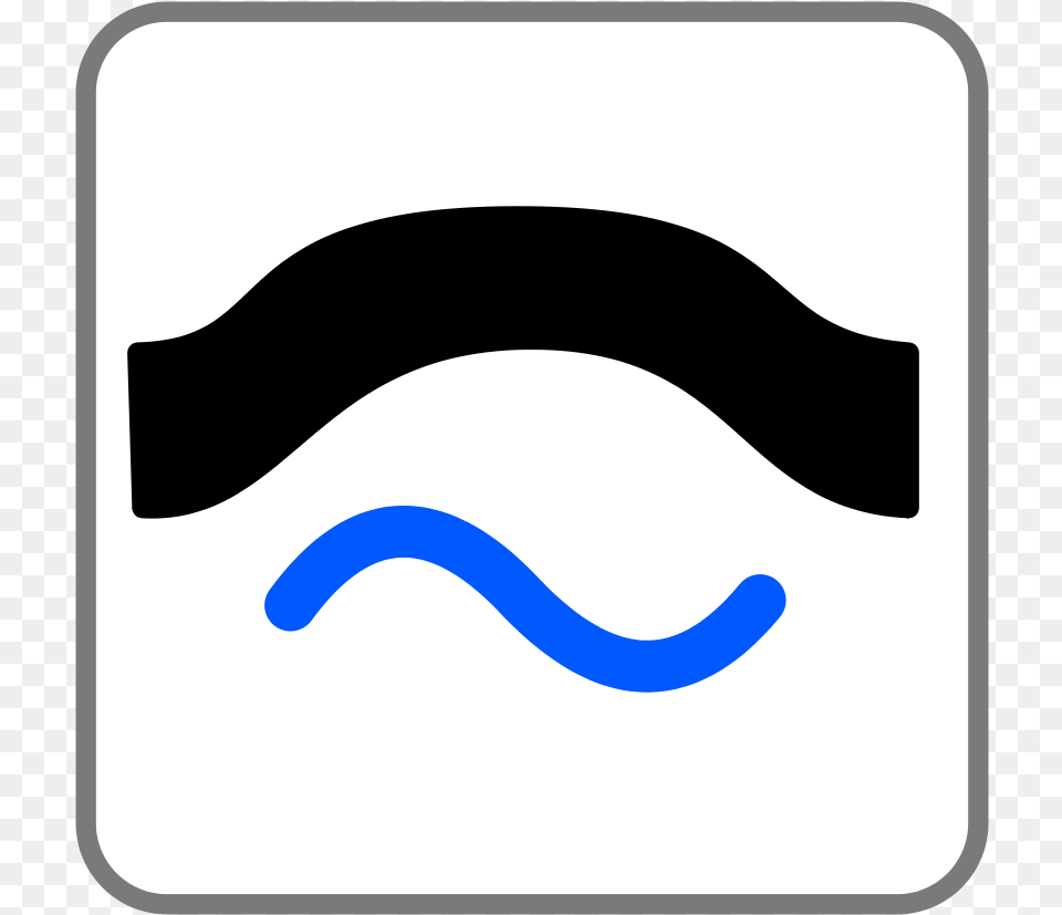 How To Set Use Bridge Clipart Bridge Symbol On A Map, Face, Head, Person, Mustache Free Transparent Png