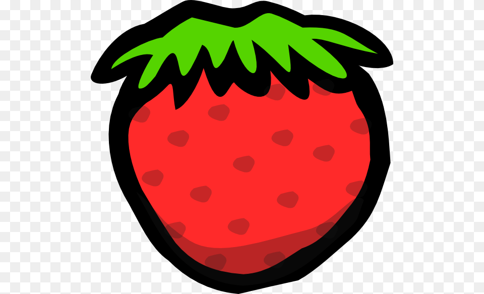 How To Set Use Cartoon Strawberry Svg Vector, Berry, Food, Fruit, Plant Free Png Download
