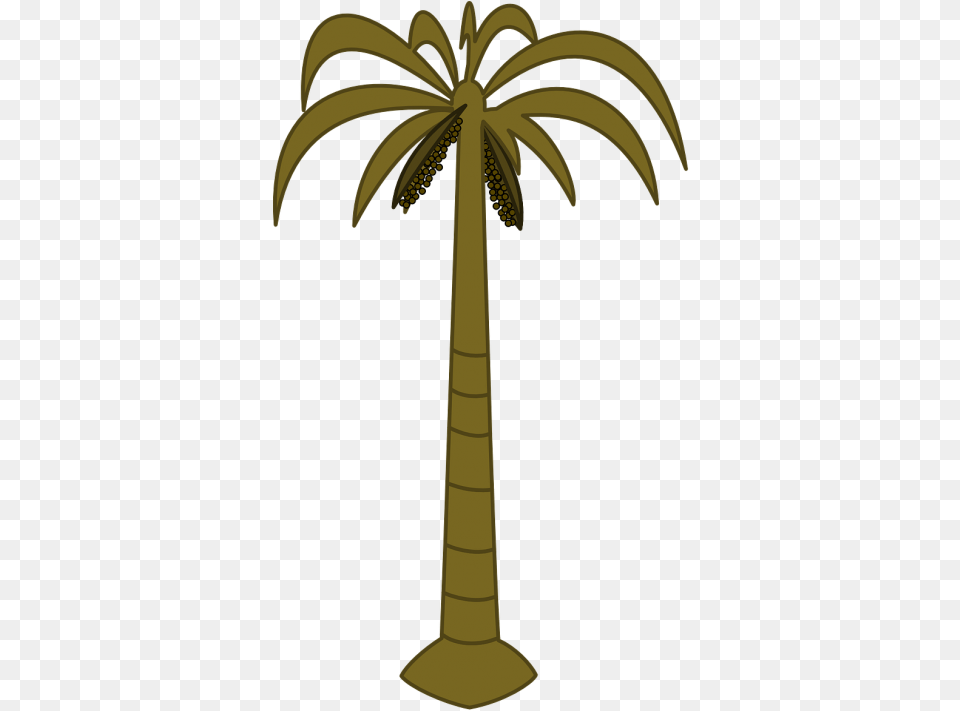 How To Set Use Coconut Palm Tree Clipart, Palm Tree, Plant, Cross, Symbol Free Png Download