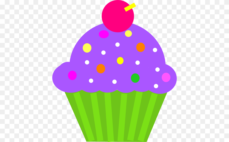 How To Set Use Cupcake Purple And Lime Svg Vector, Cake, Cream, Dessert, Food Png