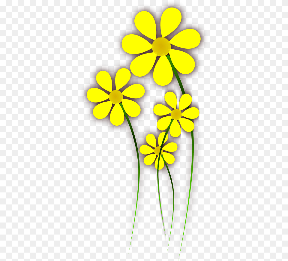 How To Set Use Daisies Yellow Flower Clipart, Daisy, Petal, Plant, Art Free Png