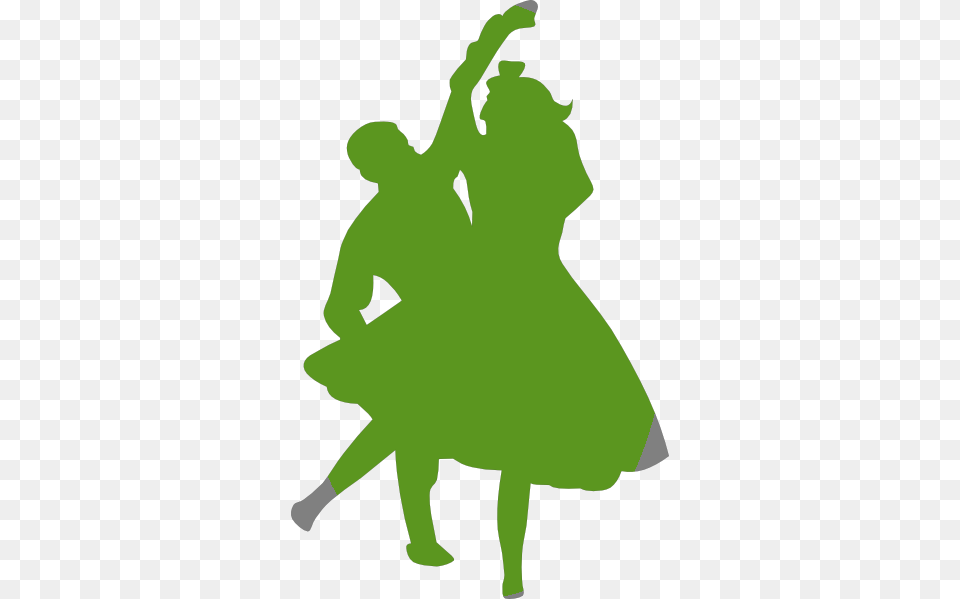 How To Set Use Dancing Couple Green Clipart Live To Dance Wall Calendar, Leisure Activities, Person, Silhouette, Adult Free Transparent Png