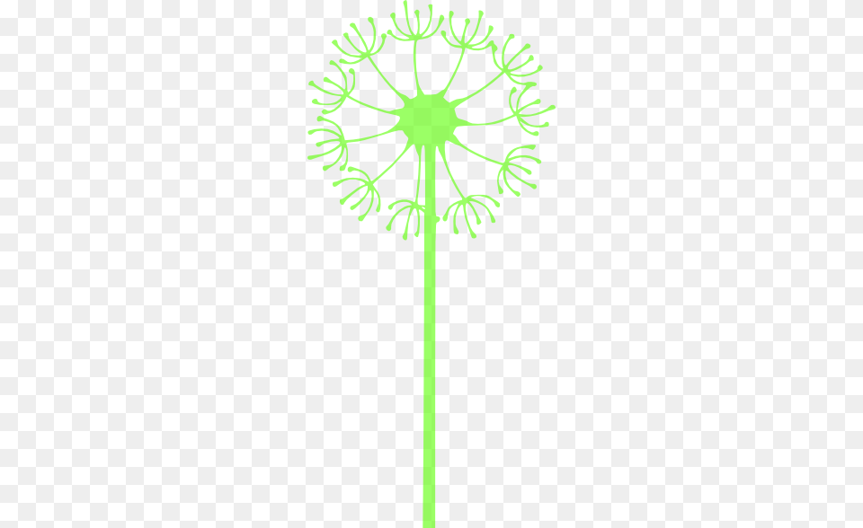 How To Set Use Dandelion Lime Green Clipart, Flower, Plant, Cross, Symbol Png Image