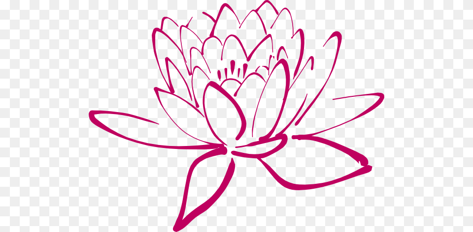 How To Set Use Dark Pink Lotus Clipart, Dahlia, Flower, Plant, Petal Free Png Download