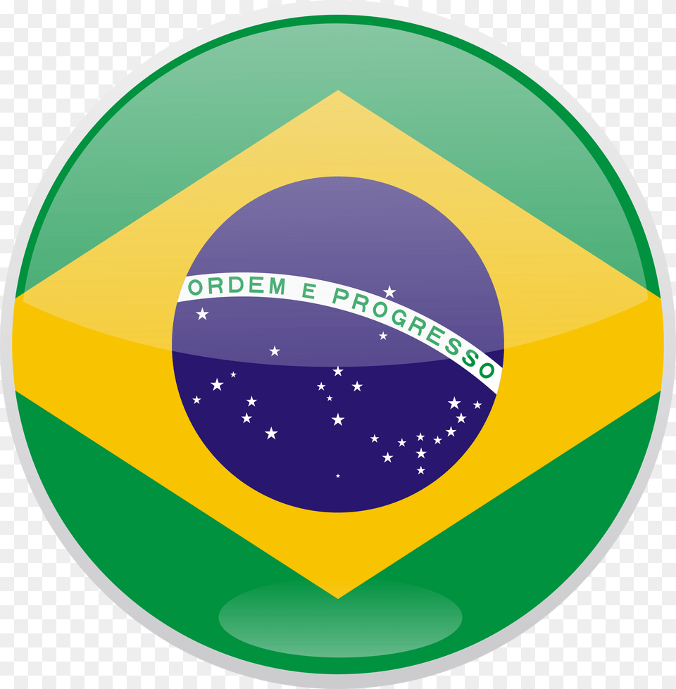 How To Set Use Flag Of Brazil Clipart, Logo, Sphere, Badge, Symbol Free Transparent Png