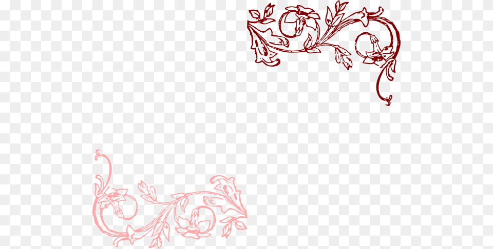 How To Set Use Flower Scroll Break Clipart, Art, Floral Design, Graphics, Pattern Free Transparent Png