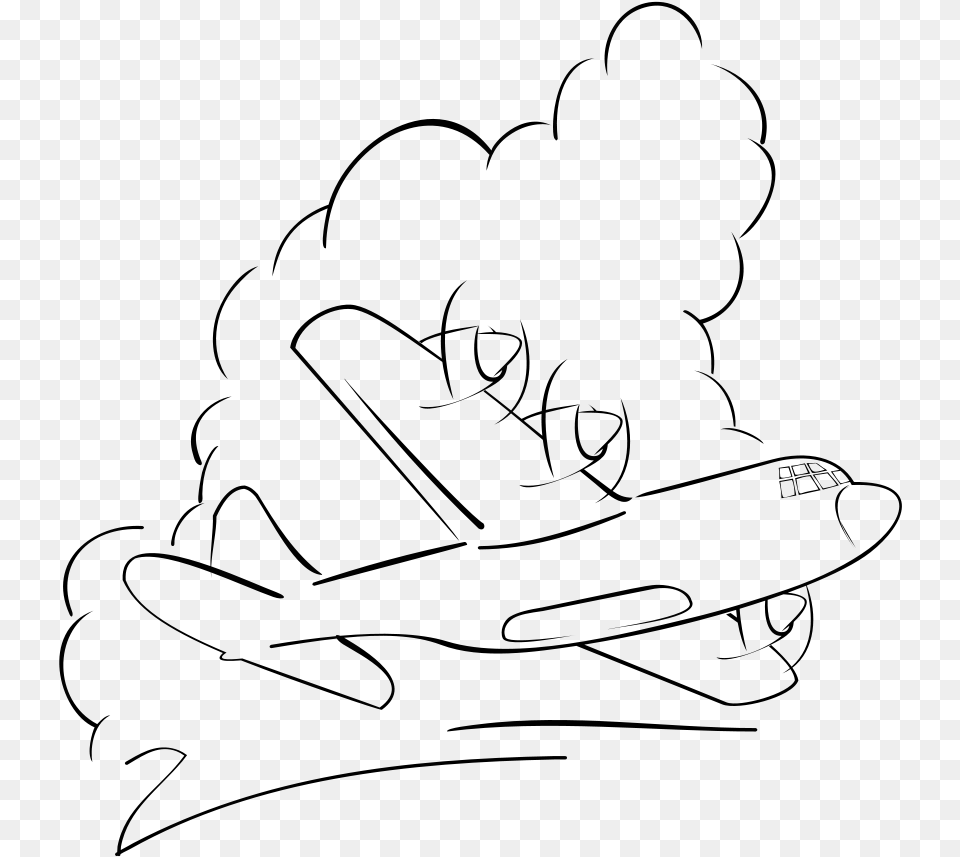 How To Set Use Flying Herk In The Clouds Clipart, Gray Free Transparent Png