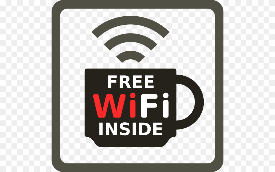 How To Set Use Free Wifi Icon, Logo, Beverage, Coffee, Coffee Cup Png Image