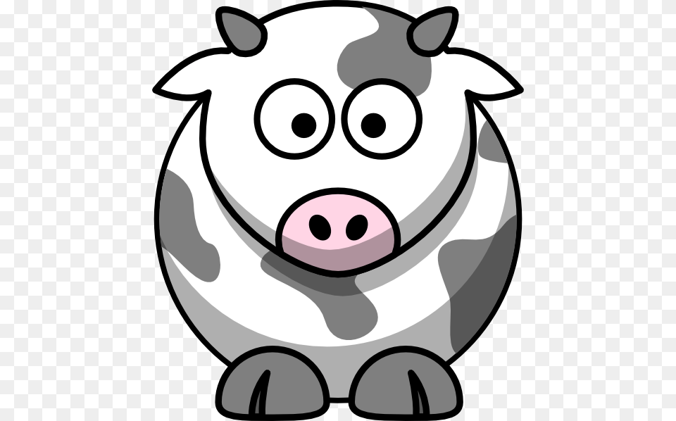 How To Set Use Gray Cow Icon Cartoon Cow, Animal, Mammal, Pig, Kangaroo Png Image