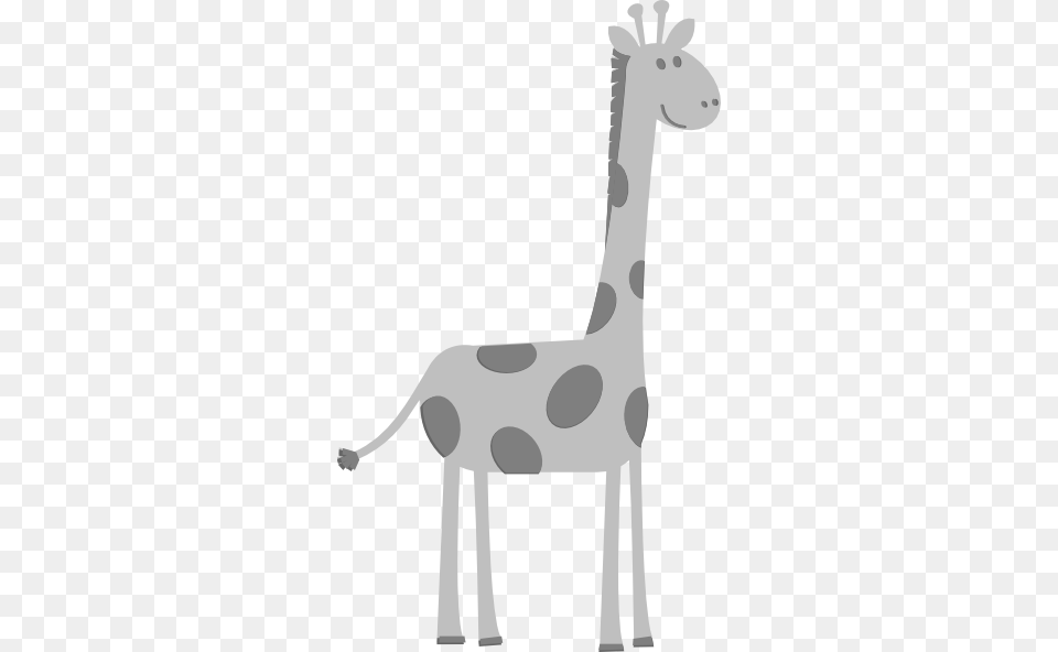 How To Set Use Gray Giraffe Svg Vector, Stencil, Animal, Mammal, Wildlife Png
