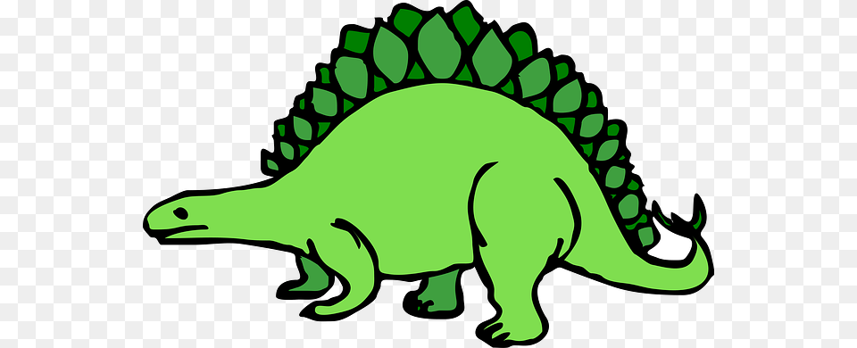 How To Set Use Green Cartoon Stegosaurus Clipart, Animal, Reptile, Dinosaur, Fish Free Transparent Png