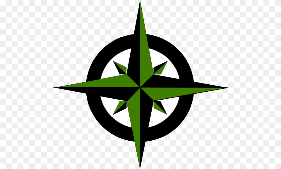 How To Set Use Green Compass Svg Vector Green Compass, Symbol, Animal, Fish, Sea Life Free Png Download