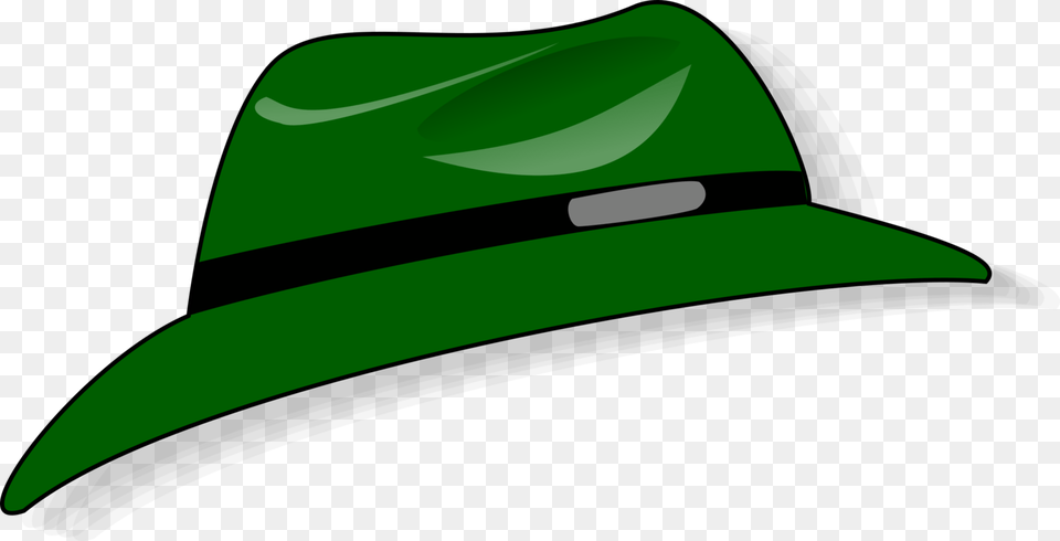How To Set Use Green Fedora Clipart, Clothing, Hat, Cowboy Hat, Sun Hat Free Transparent Png