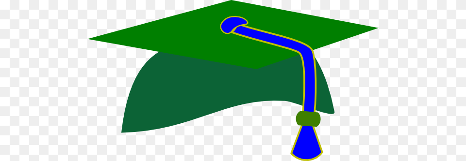 How To Set Use Green Graduation Cap Clipart, People, Person Png Image