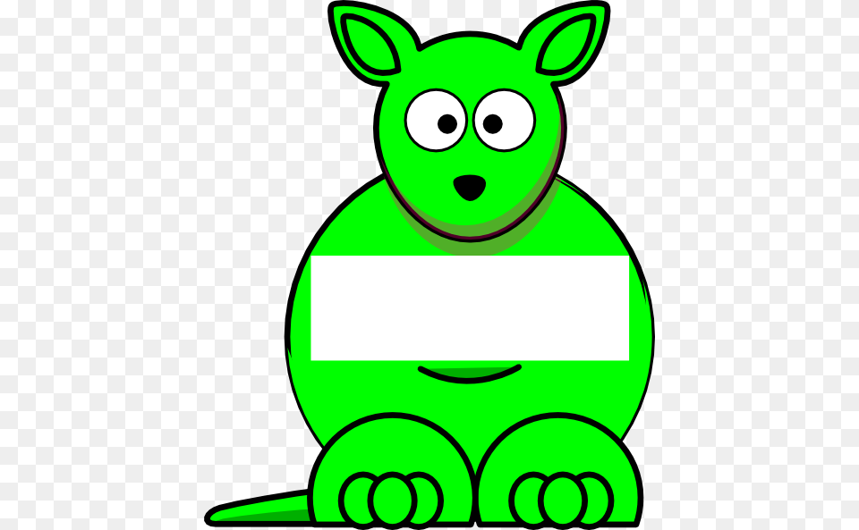 How To Set Use Green Sightword Kangaroo Svg Vector, Animal, Bear, Mammal, Wildlife Png