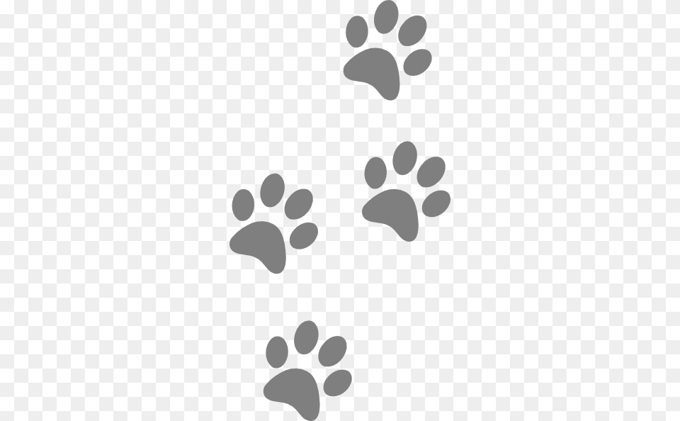 How To Set Use Grey Paws Clipart, Footprint Free Transparent Png